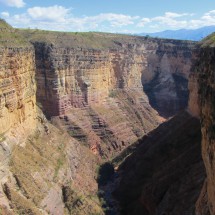 View into the canyon